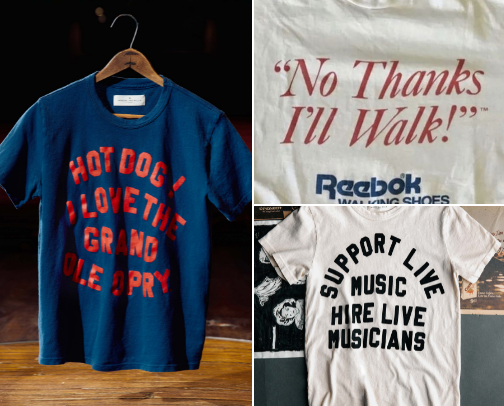 VINTAGE STYLE T-SHIRTS cover photo collage