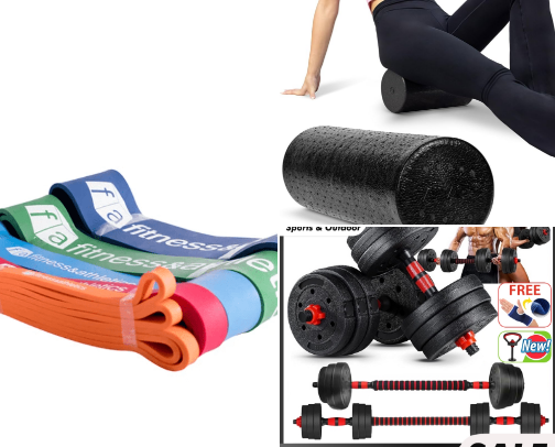 💪 Train Harder. Recover Faster. Look Stronger. cover photo collage