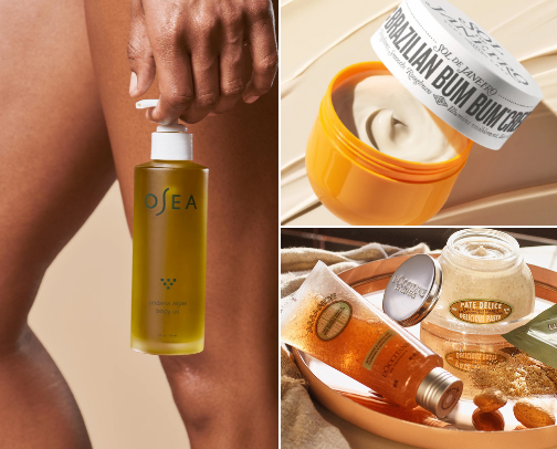 Body glow cover photo collage