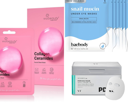 Skincare Masks (Face/Eyes) cover photo collage