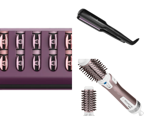 Recommended hair tools cover photo collage