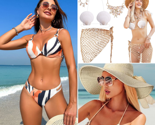 swim and wear comfy dresses cover photo collage
