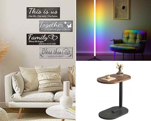 Stylish and cosy furniture pieces for your living room cover photo collage