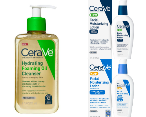 What I use for clear skin✨🧴 cover photo collage