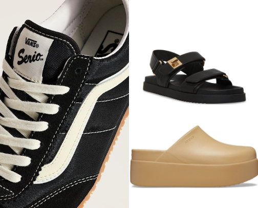 summer shoes cover photo collage
