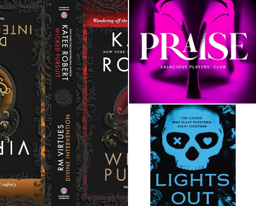 Spicy Books cover photo collage