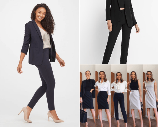 Women's Business Attire cover photo collage