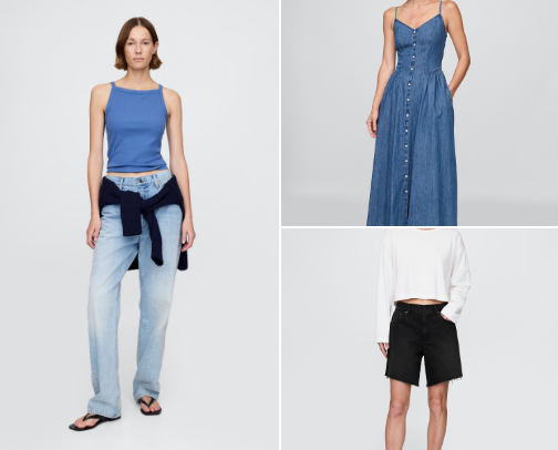 Summer Favorites & Wants - Gap cover photo collage