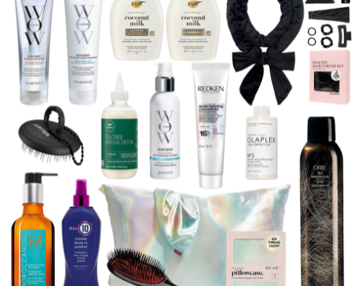 Haircare for Fine-Normal Hair & Hair Extensions cover photo collage