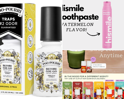 Household items cover photo collage