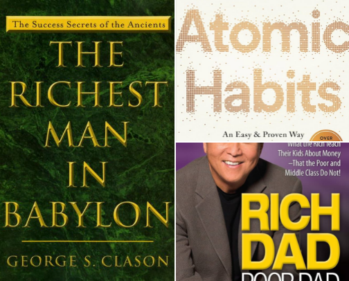 My Top pick for Financial Literacy cover photo collage