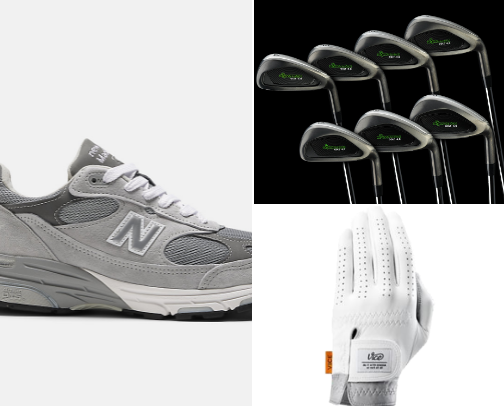Things for the golfer in you cover photo collage