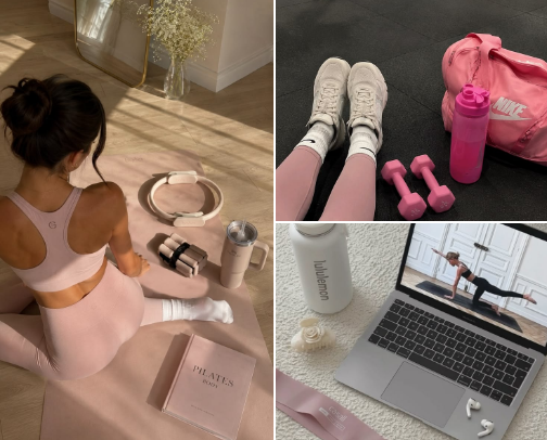 My Favorite Gym Fits - Bodybuilder and Pilates Edition cover photo collage