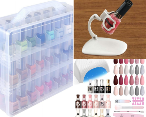Everything you need to do your own nails at home! cover photo collage