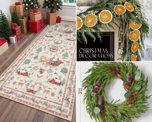 Santa baby: Holiday Decor cover photo collage