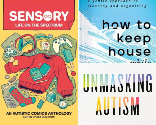 POV- top 15 books about neurodivergence, mental health, & disability. cover photo collage