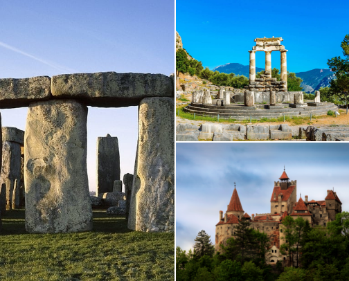 Arcane Destinations:  Places Steeped in Magic cover photo collage