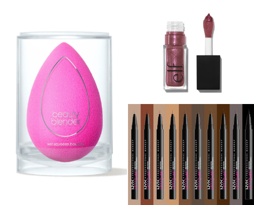 My favorite & most used beauty products cover photo collage