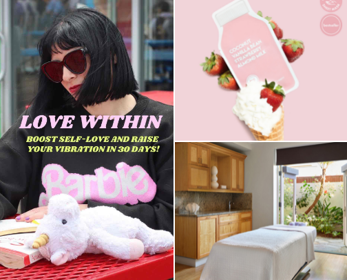 Refresh your life to raise your vibe and manifest! cover photo collage