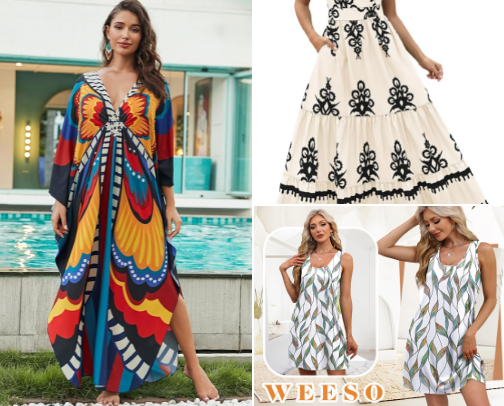 Plus size Summer Dresses. A variety of dresses for all those hot and sunny days! cover photo collage