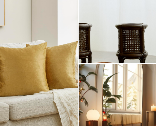 Chic & Moody Home Decor Finds for That Soft Power Look cover photo collage