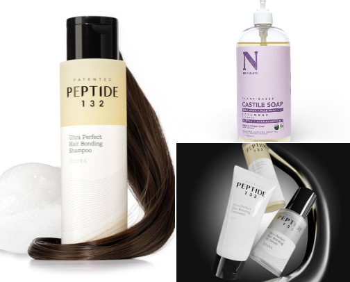 Bathroom/Shower necessities cover photo collage