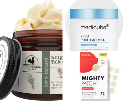 body and face serums and health cover photo collage