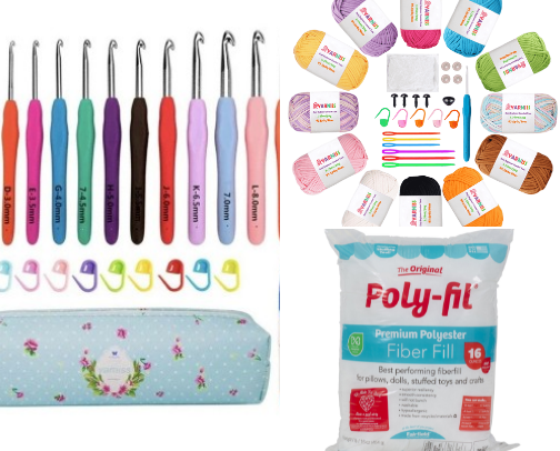 Everything you need to get started crocheting cover photo collage