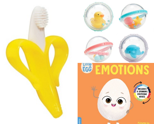 0-6 month baby toys my baby actually loves (and I do too!) cover photo collage