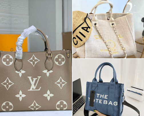 Luxury On a Budget Handbags and Clothes and accessories cover photo collage