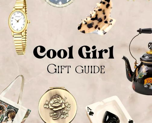 Gift guide for a girl with cool girl energy cover photo collage