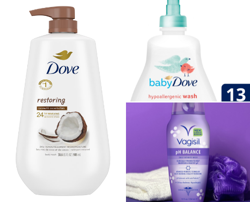 My shower essentials cover photo collage