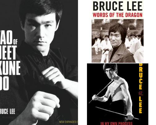 Best Bruce Lee Books on Martial Arts & Philosophy cover photo collage
