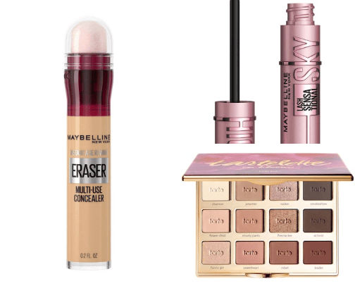 Make up products cover photo collage