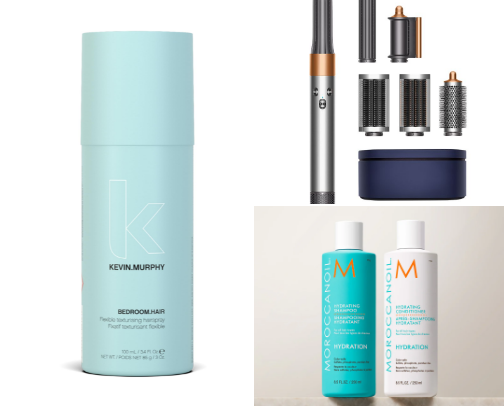 Hair products cover photo collage