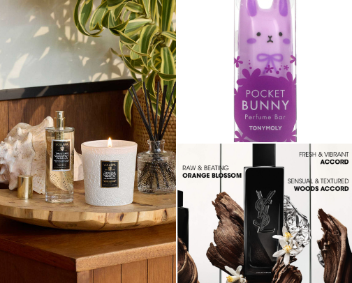 Scented Comfort cover photo collage