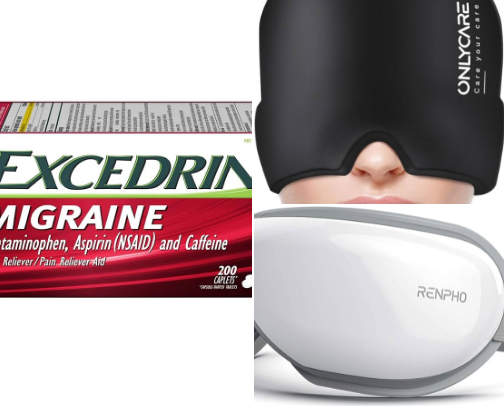 Migraine Must-Haves cover photo collage