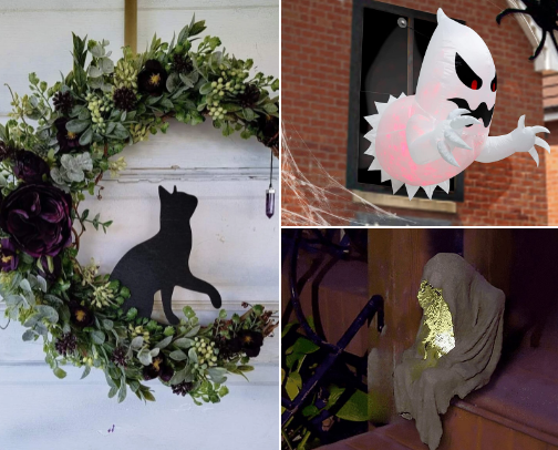 Halloween Decorations cover photo collage
