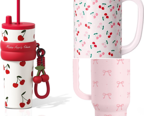 Cute, Aesthetic & Durable Tumblers You’ll Actually Want to Use Every Day 💕 | My Favorite Insulated Water Bottles, Travel Cups & Reusable Drinkware cover photo collage