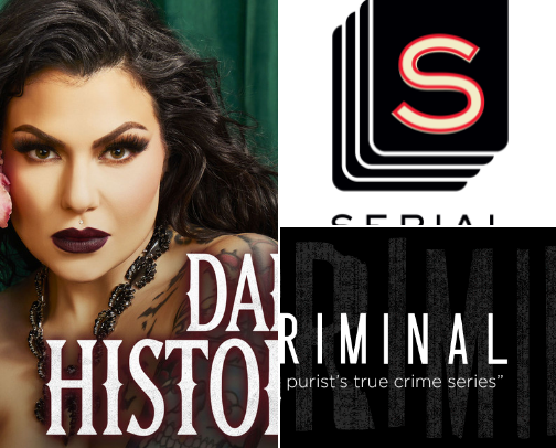 My Favorite And Most Binge Worthy Podcasts cover photo collage