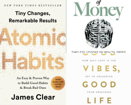 My favorite book recs cover photo collage