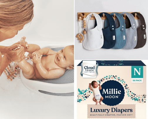 Newborn Baby Essentials, Baby Registry Ideas cover photo collage
