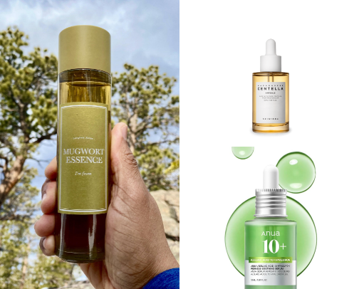 Korean Skincare Must haves for Sensitive Acne Prone skin cover photo collage