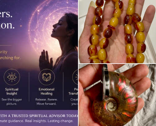 ✨ Exclusive Rare Collection | Amulet & Spiritual Health cover photo collage