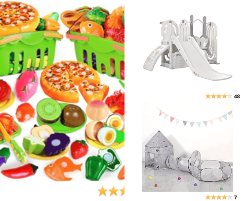 Kids Toys and Kids Stuff cover photo collage