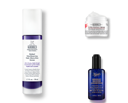 Kiehl's Skincare favorites cover photo collage