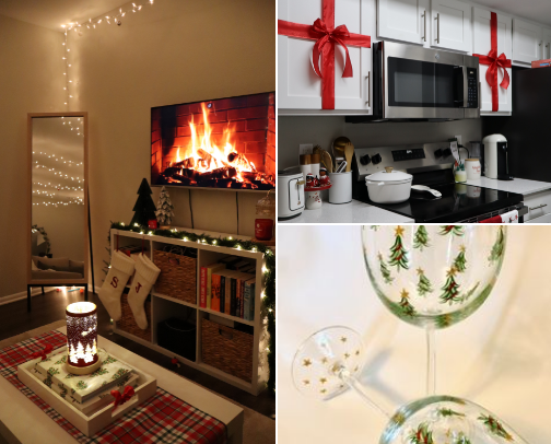 Getting In The Christmas Spirit On A Budget cover photo collage