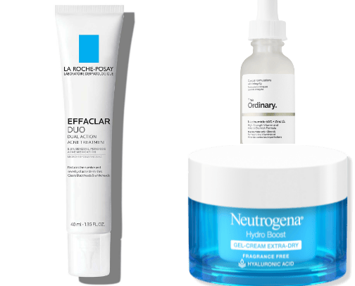 Skincare cover photo collage