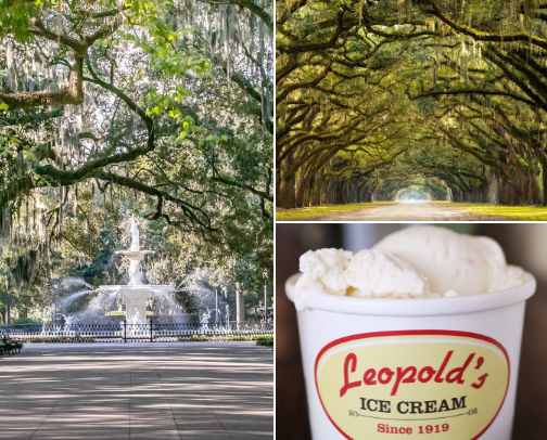 Visiting Savannah, GA cover photo collage