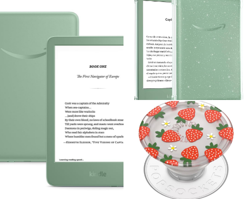 Starting My Reading Era (Kindle Girl Starter Pack) cover photo collage